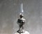 Lámpara de aceite francesa adornada de latón, Imagen 1