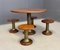 Vintage Ship Table and Stools, 1950s, Set of 5 4