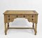 Antique English Bleached Carved Oak Kneehole Desk by Hewetson, 1900s 1