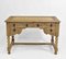 Antique English Bleached Carved Oak Kneehole Desk by Hewetson, 1900s, Image 1