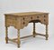 Antique English Bleached Carved Oak Kneehole Desk by Hewetson, 1900s, Image 5