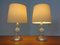 Glass Table Lamps by Michael Bang for Holmegaard, 1970s, Set of 2 1