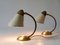 Mid-Century Modern Bedside Table or Wall Lamps, Germany 1950s, Set of 2 21