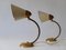 Mid-Century Modern Bedside Table or Wall Lamps, Germany 1950s, Set of 2 4