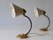 Mid-Century Modern Bedside Table or Wall Lamps, Germany 1950s, Set of 2 5