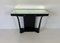 Mid-Century Italian Modern Black and Mirror Console Table, 1950s, Image 12