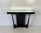 Mid-Century Italian Modern Black and Mirror Console Table, 1950s, Image 11
