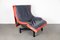 Leather Model Sindbad Lounge Chair by Vico Magistretti 3