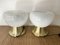 Italian Brass and Glass Lamps by Veart, 1970s, Set of 2 5