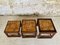 Mid-Century Danish Teak and Ceramic Nesting Tables, 1960s, Set of 3 4