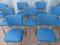 Belgian Industrial Vintage Chairs from Tubax, 1950s, Set of 9, Image 4