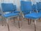 Belgian Industrial Vintage Chairs from Tubax, 1950s, Set of 9 6