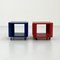 Colourful Side Tables on Wheels, 1980s, Set of 2 4