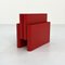 Red Magazine Rack by Giotto Stoppino for Kartell, 1970s, Image 1