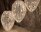 Chandelier 50 Grappalo, 3 Lamps, Steel & Crystal Eggs Arabesque from Vnewtrend 3