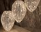 Lámpara de araña 50 Grappalo, 3 lámparas, acero y cristal Eggs Arabesque de Vnewtrend, Imagen 3