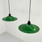 Vintage Green Pair of Linky Lights 1975s, Set of 2 4