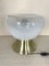 Italian Brass and Glass Lamp by Veart, 1970s 9