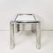 Square Steel and Mirror Coffee Table by Renato Zevi, 1970s 1