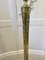 Lámpara de pie ajustable victoriana antigua de latón, Imagen 4