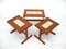 Danish Teak Nesting Tables, Set of 3, Image 3