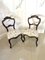 Antique Victorian Walnut Side Chairs, Set of 2 3