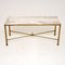 French Brass and Marble Coffee Table, 1950s 1