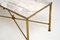 French Brass and Marble Coffee Table, 1950s 8