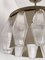 Italian Murano Glass and Brass Pendant Lights by Aureliano Toso, 1960s, Set of 2 4