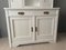 Antique White Wood Buffet 12