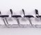 Tubular Chrome Chairs with Black Corduroy, Set of 4 3