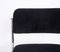 Röhrenförmige Chrom Stühle mit Schwarzem Kord, 4er Set 9