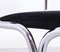 Röhrenförmige Chrom Stühle mit Schwarzem Kord, 4er Set 13