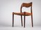 Rosewood Model 71 Dining Chairs by N.O. Møller for J.L. Møllers, 1950s, Set of 4 4