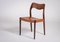 Rosewood Model 71 Dining Chairs by N.O. Møller for J.L. Møllers, 1950s, Set of 4, Image 5
