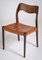 Rosewood Model 71 Dining Chairs by N.O. Møller for J.L. Møllers, 1950s, Set of 4 6