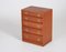 Cassettiera Mid-Century in teak di Henning Korch, Danimarca, anni '60, Immagine 5