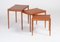 Nesting Tables in Teak, Denmark, 1960s, Set of 3 3