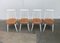 Mid-Century Teak Table and Fanett Chairs by Ilmari Tapiovaara for Asko, Set of 5, Image 10