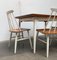 Mid-Century Teak Table and Fanett Chairs by Ilmari Tapiovaara for Asko, Set of 5 50
