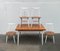 Mid-Century Teak Table and Fanett Chairs by Ilmari Tapiovaara for Asko, Set of 5 75