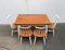 Mid-Century Teak Table and Fanett Chairs by Ilmari Tapiovaara for Asko, Set of 5 35