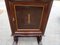 Italian Two-Tone Mahogany Lyre Cabinet in the Style of Borsani 26