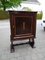 Italian Two-Tone Mahogany Lyre Cabinet in the Style of Borsani, Image 27