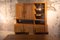 Solid Elm Bookcase from Maison Regain, France, 1960, Image 7