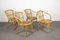Mid-Century Rattan Chairs, 1950s, Set of 4 1