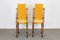 Italienische Moderne Stühle aus Nussholz, 1960er, 2er Set 4