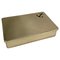 French Golden Box in Brass with Anchor Pattern, 1970 1