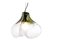Lampe à Suspension Verte Transparente par Carlo Nason pour Mazzega 2