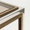 Center Table in Metal, Brass & Glass, Italy, 1970s, Image 5